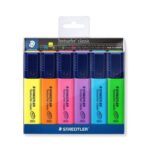 Steadtler 6 Marqueurs fluorescent Surligneur 6 couleurs