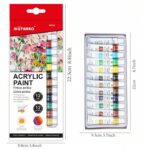 BOITE DE 12 TUBES ACRYLIQUE