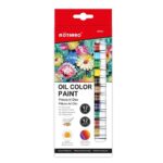 Boîte de 12 tubes peinture à l’huile
