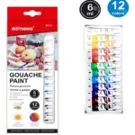 Boîte de 12 tubes peinture gouache