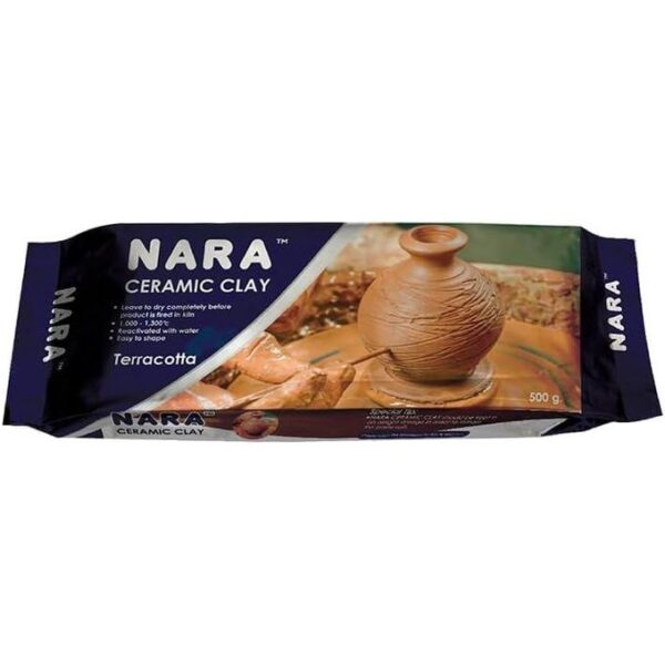 Argile avec cuisson 500g terracotta