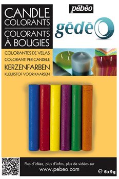 6 colorants pour bougies - Gédéo
