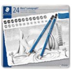 STAEDTLER LUMOGRAPH PENCIL SET 24