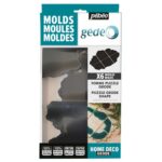 Pebeo MOULES PLATEAU GEODE PUZZLE 6 PIECES POUR RESINE- MOULAGE GÉDÉO