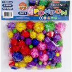 rubenis ton in gelb pompons