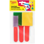 JOVI Foam Brushes Various sizes Pack of 3