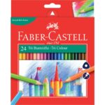 24 Crayons Couleur Tri-Color - Faber Castell