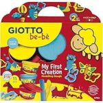 GIOTTO be-bè - Set pâte à jouer A partir de 2 ans (3 x 100g + accessoires)