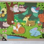 planète bois puzzles 9pcs