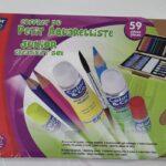 Coffret du petit Aquarelliste junior creativity box 59 pcs