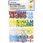 solia moosgummi glitter-Sticker letters