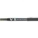 Pilot V5 Liquid Ink Rollerball 0.5 mm Tip - Black