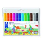 Staedtler Set Of 12 Jumbo Fibre-tip Pens - 340 WP12