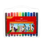 faber castell 12 jumbo fibre tip colour markers
