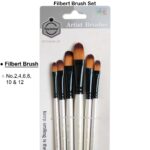 Keep Smiling Artist Paint Brush Set 6 Pieces