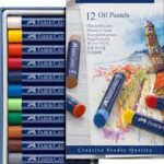 Faber-castell 12 colour oil pastel gras
