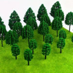 Set de 10 Arbre miniature 2cm