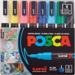 Paquets de 8 marqueur POSCA de 3M