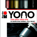 Marabu YONO Marker set METAL, 4 x 1.5-3 mm