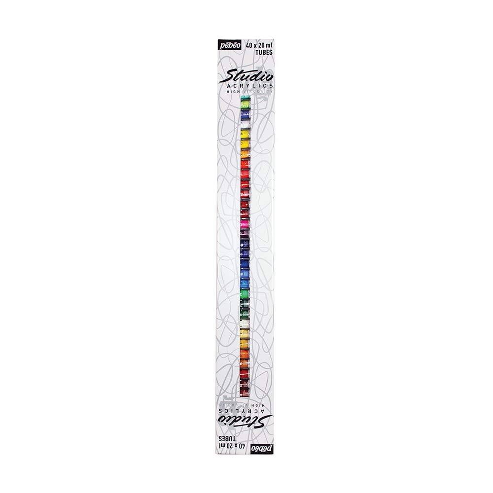 SET PEINTURE ACRYLIQUE FINE – STUDIO ACRYLICS 40x20ml