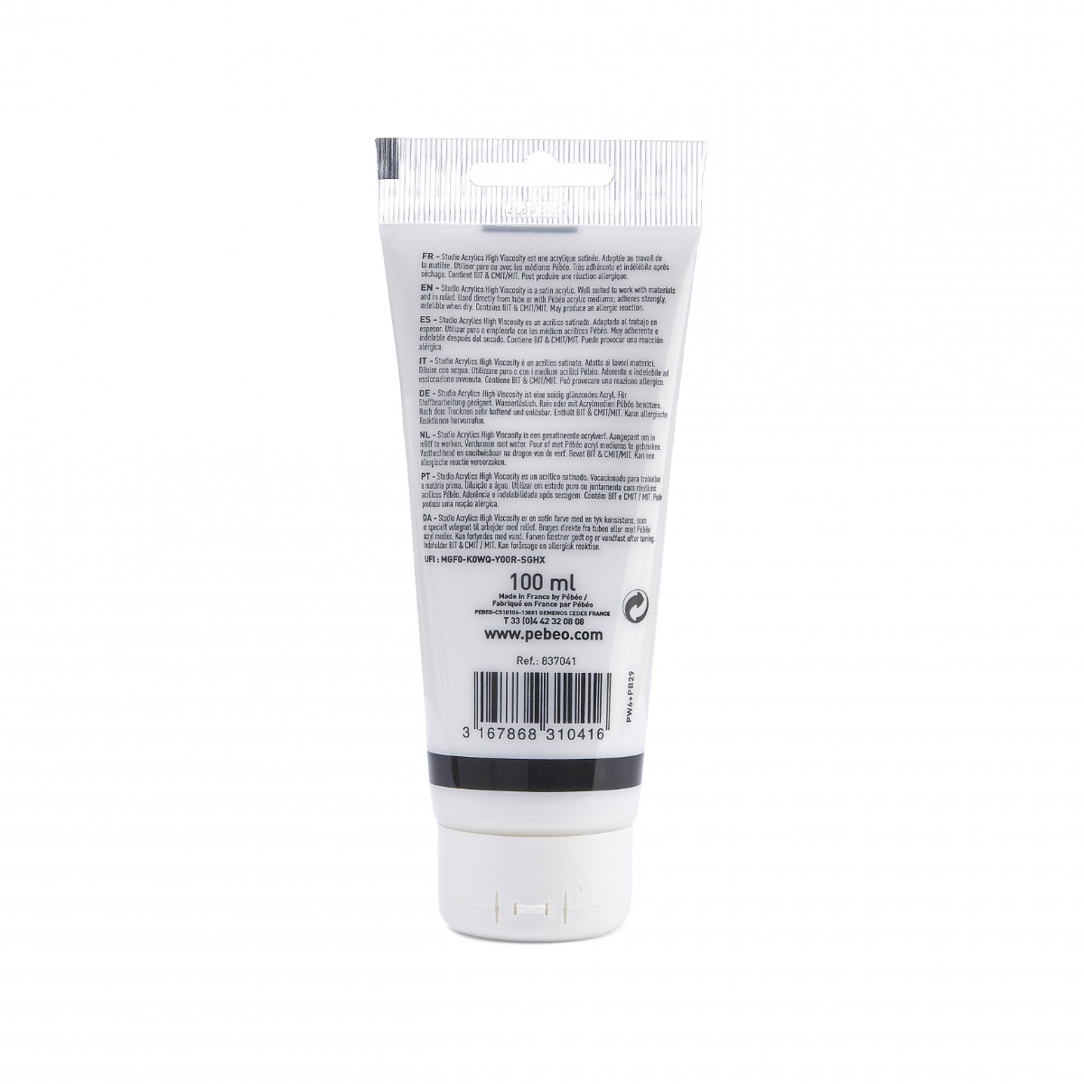 PEBEO 100 ML BLANC VIF OPAQUE – Image 3