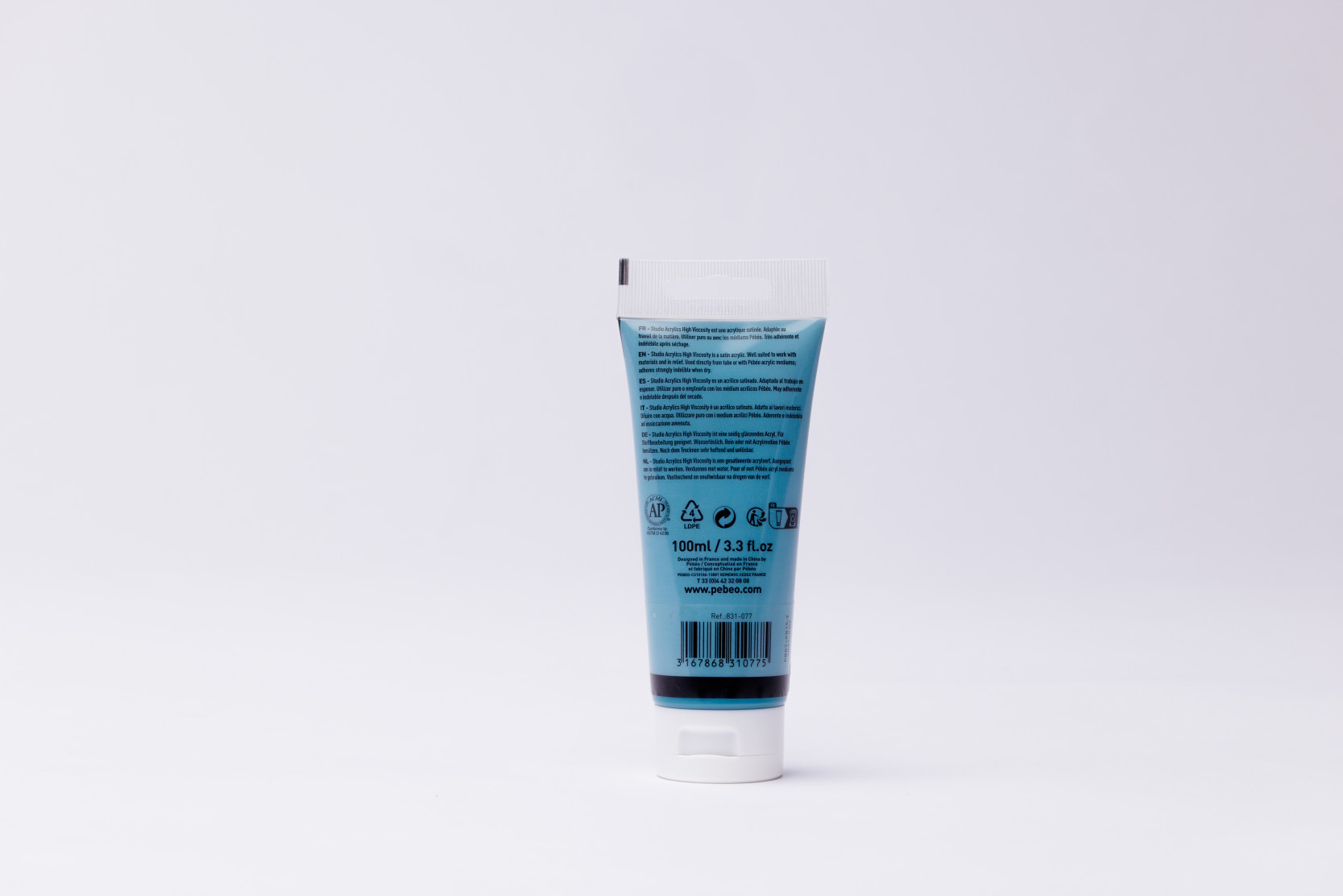 PEBEO 100 ML BLEU ACIER OPAQUE – Image 2