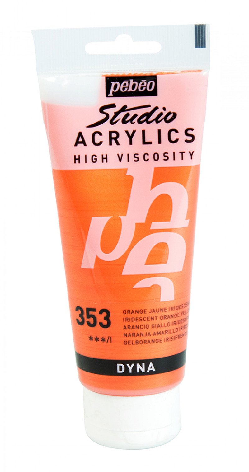 PEBEO 100 ML ORANGE JAUNE IRIDESCENT DYNA