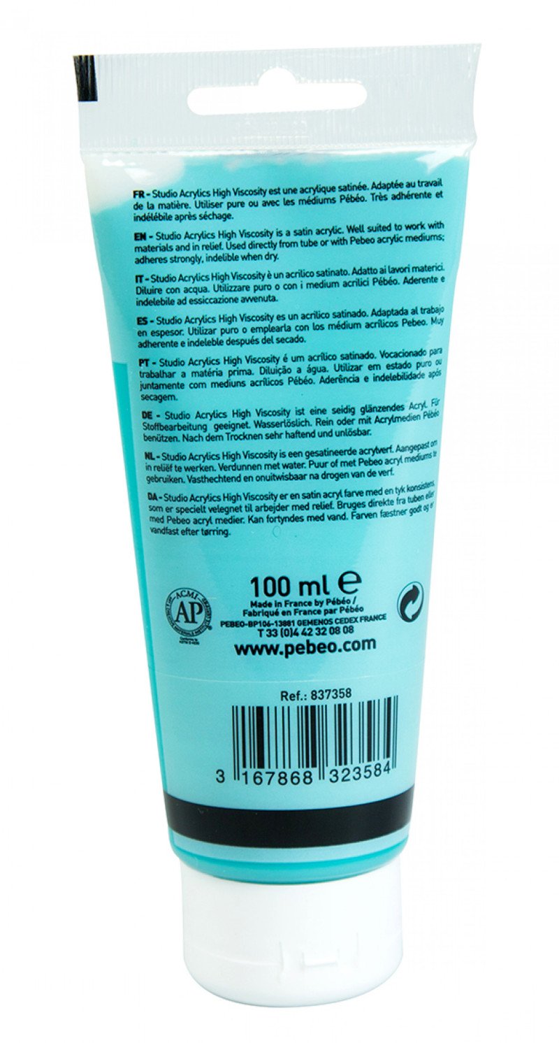 PEBEO 100 ML VERT BLEU IRIDESCENT DYNA – Image 3