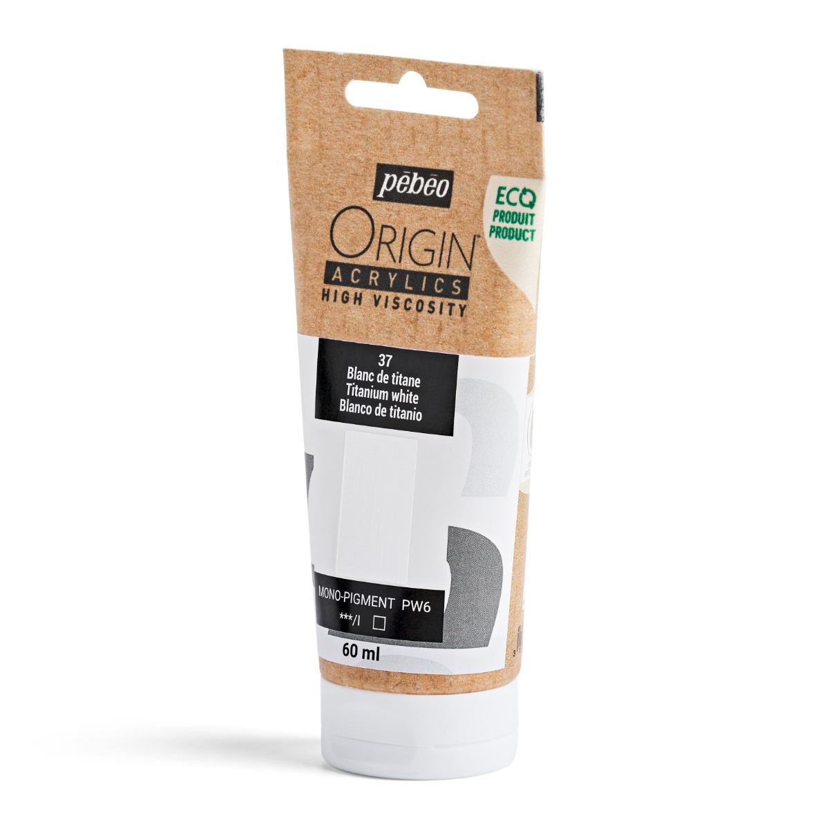 ORIGIN ACRYLICS 60 ML TITANIUM WHITE – Image 3