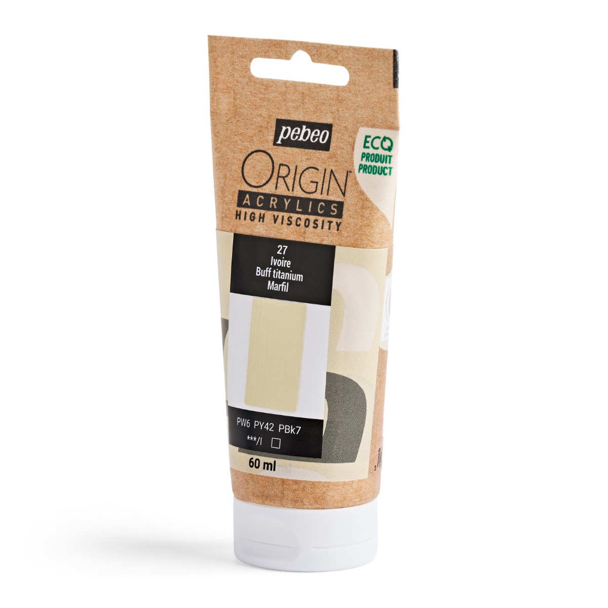ORIGIN ACRYLICS 60 ML BUFF TITANIUM – Image 4