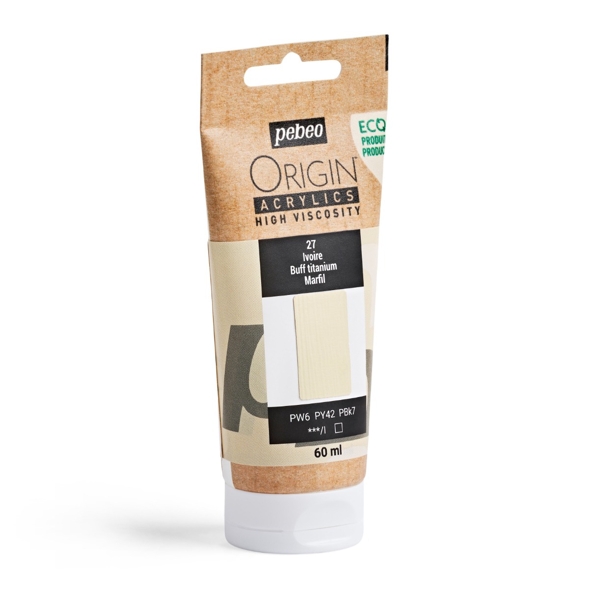 ORIGIN ACRYLICS 60 ML BUFF TITANIUM – Image 5