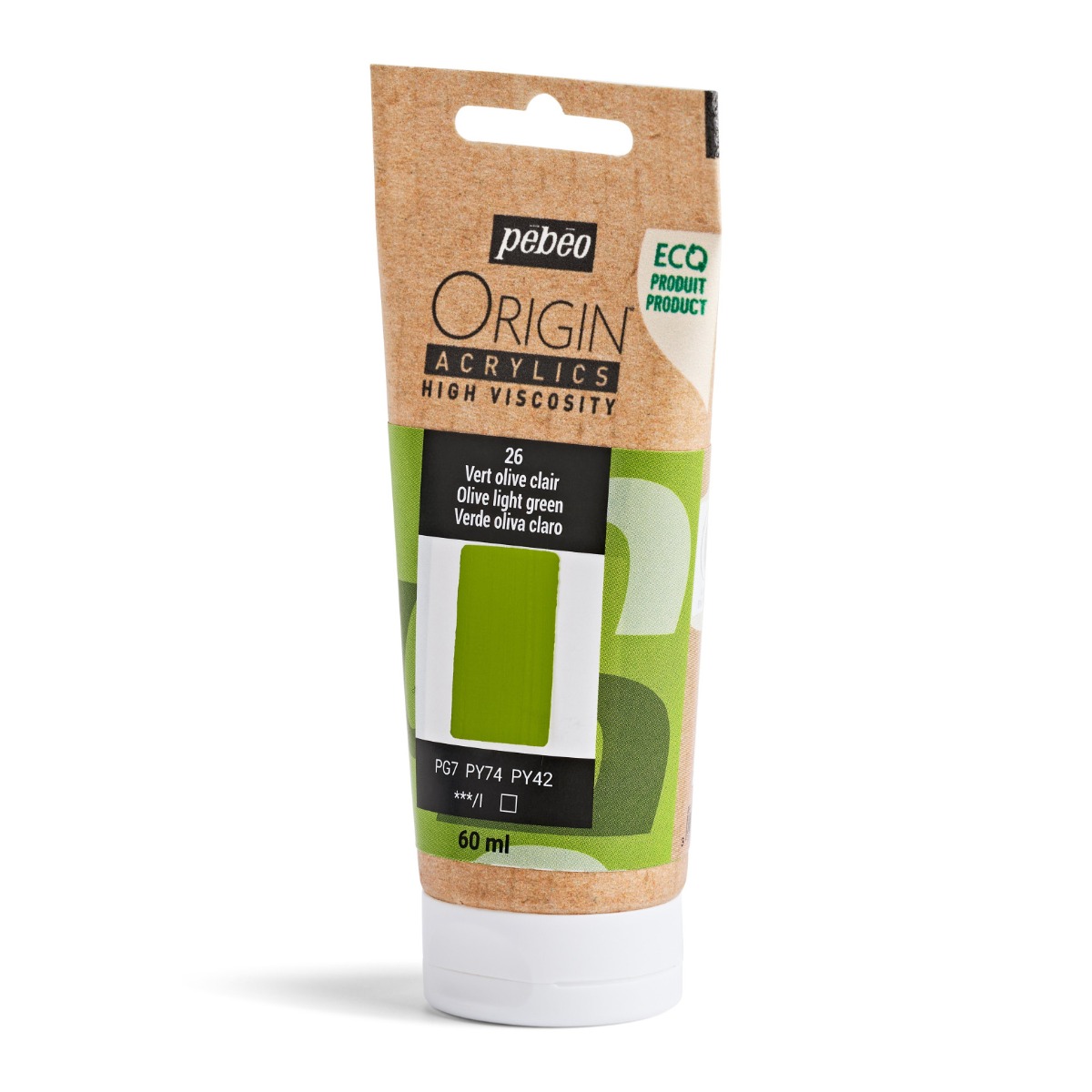ORIGIN ACRYLICS 60 ML LIGHT OLIVE GREEN – Image 4