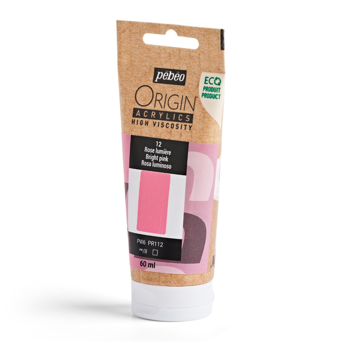 ORIGIN ACRYLICS 60 ML BRIGHT PINK – Image 4