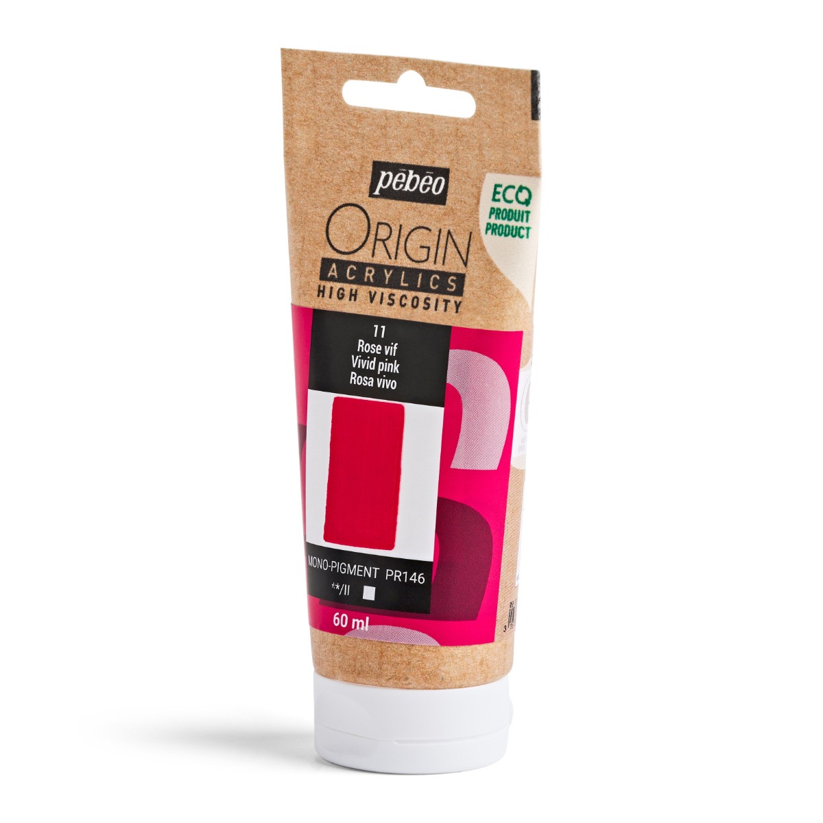 ORIGIN ACRYLICS 60 ML VIVID PINK – Image 4