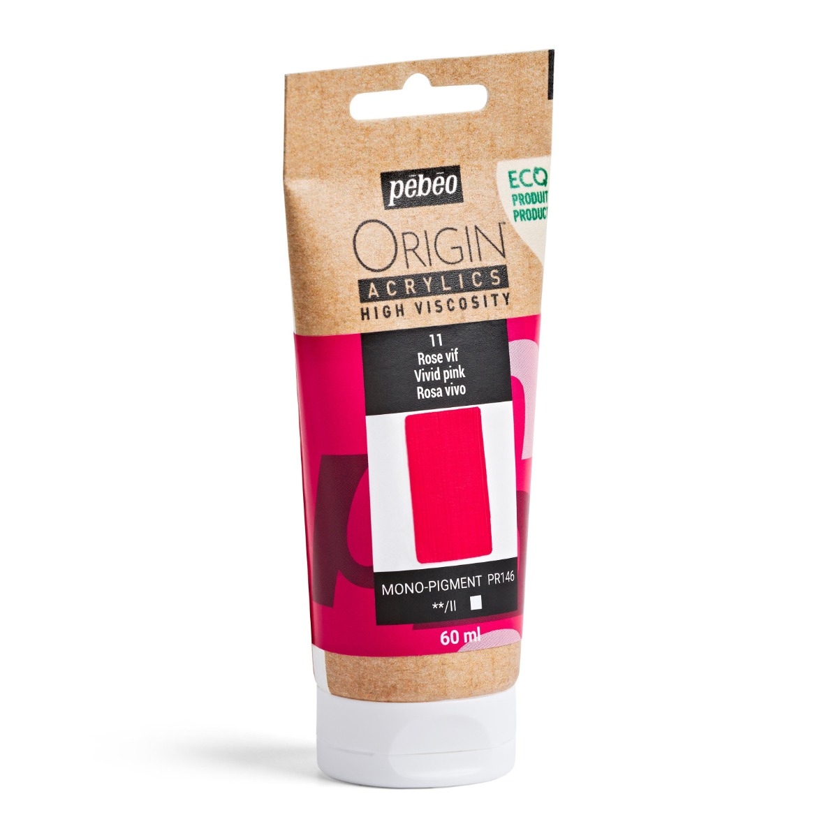 ORIGIN ACRYLICS 60 ML VIVID PINK – Image 5