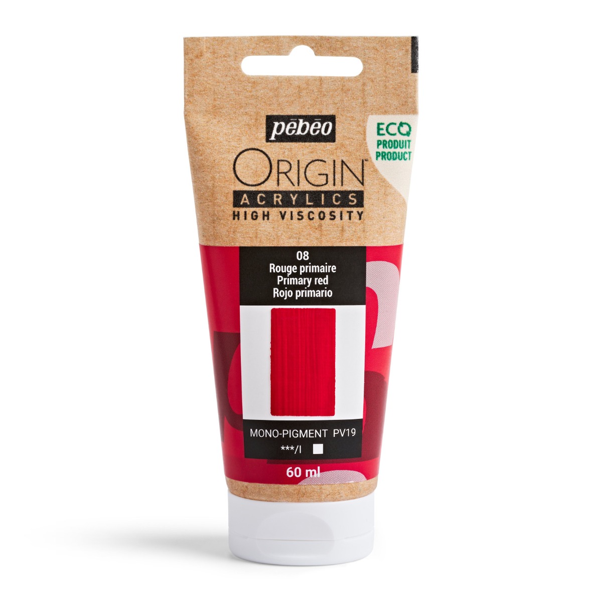 ORIGIN ACRYLICS 60 ML PRIMARY RED