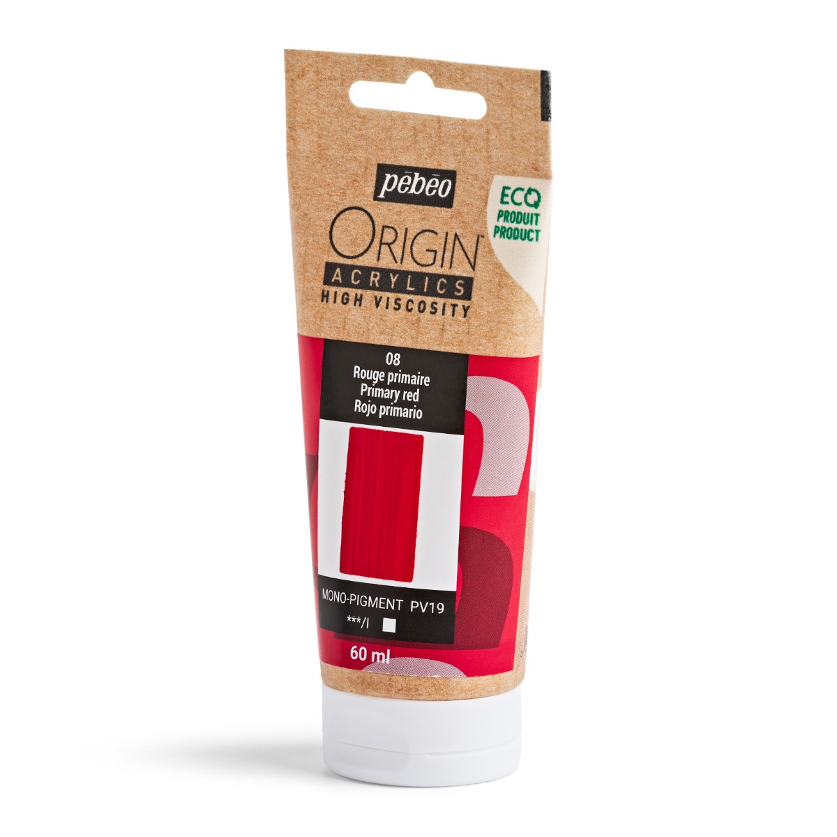 ORIGIN ACRYLICS 60 ML PRIMARY RED – Image 4