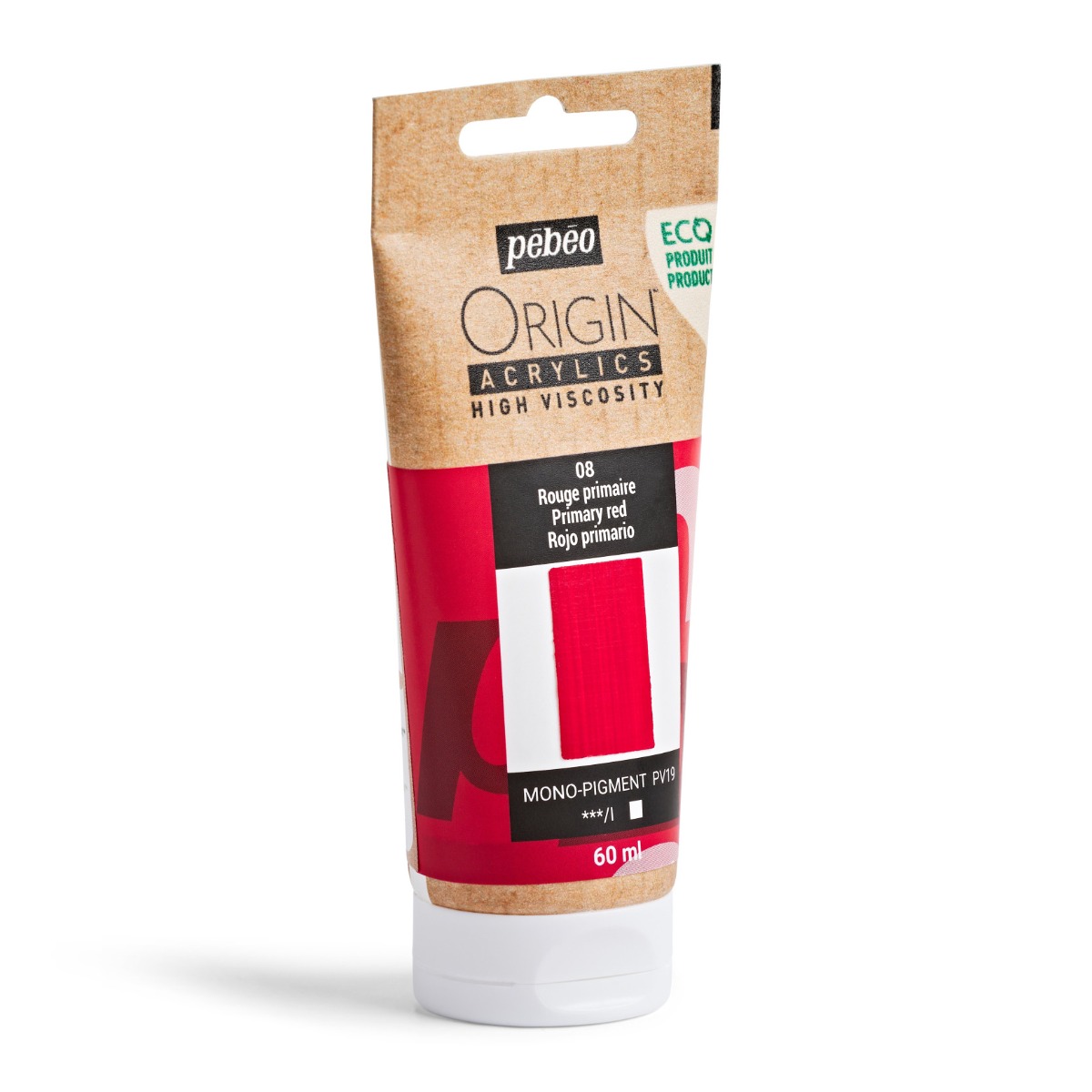 ORIGIN ACRYLICS 60 ML PRIMARY RED – Image 5