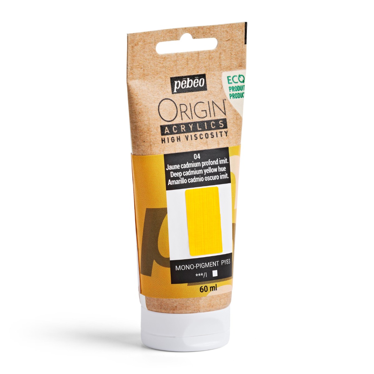 ORIGIN ACRYLICS 60 ML DEEP CADMIUM YELLOW HUE – Image 5